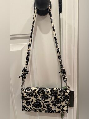 Vera Bradley Nylon Wildwood Wallet Crossbody  Purse NWT